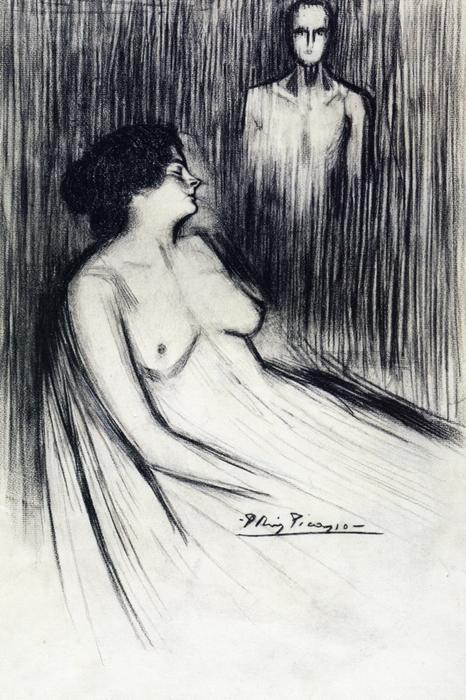 WikiOO.org - Enciklopedija dailės - Tapyba, meno kuriniai Pablo Picasso - The cries of virgins