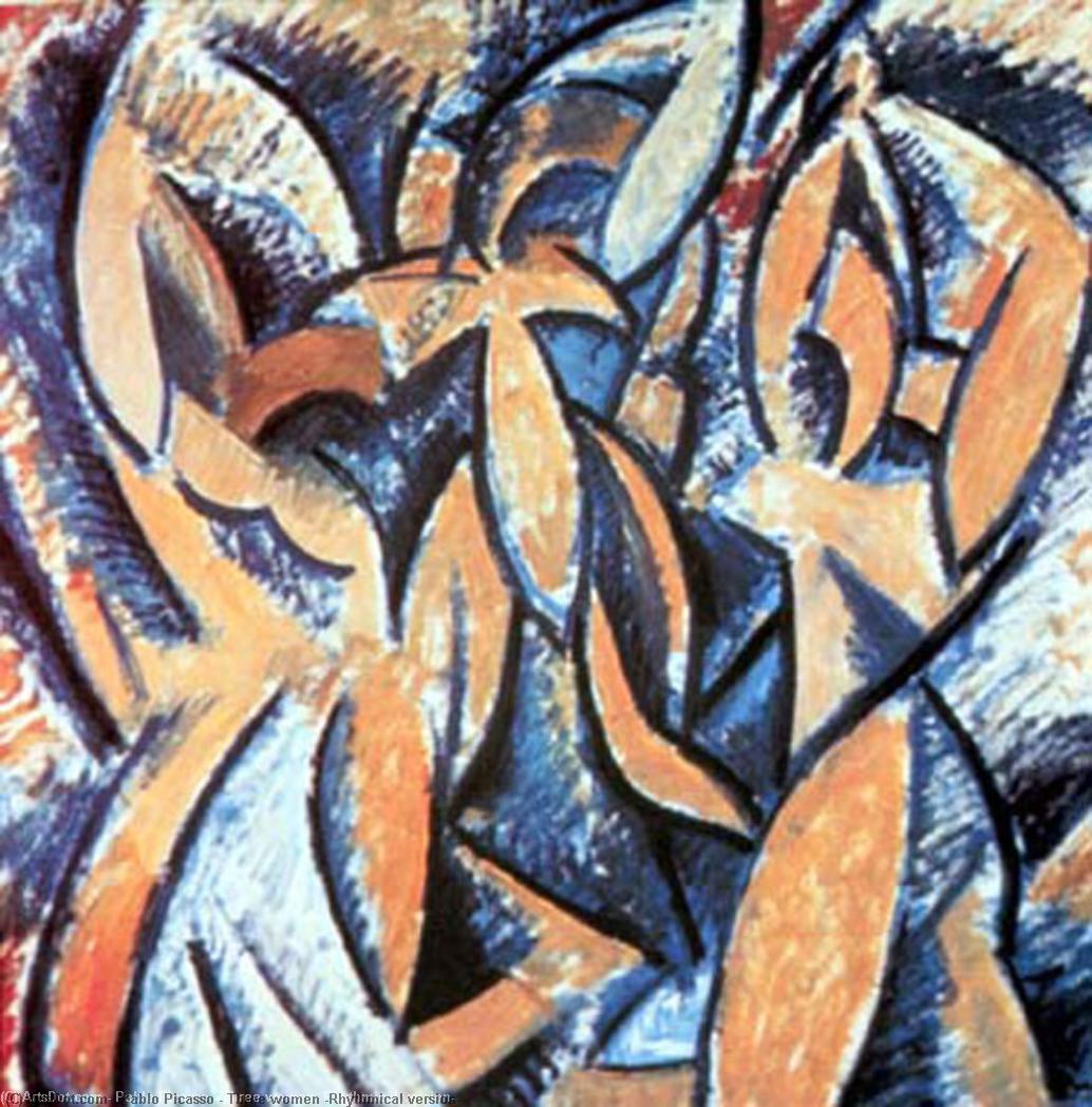 WikiOO.org - Енциклопедія образотворчого мистецтва - Живопис, Картини
 Pablo Picasso - Three women (Rhythmical version)