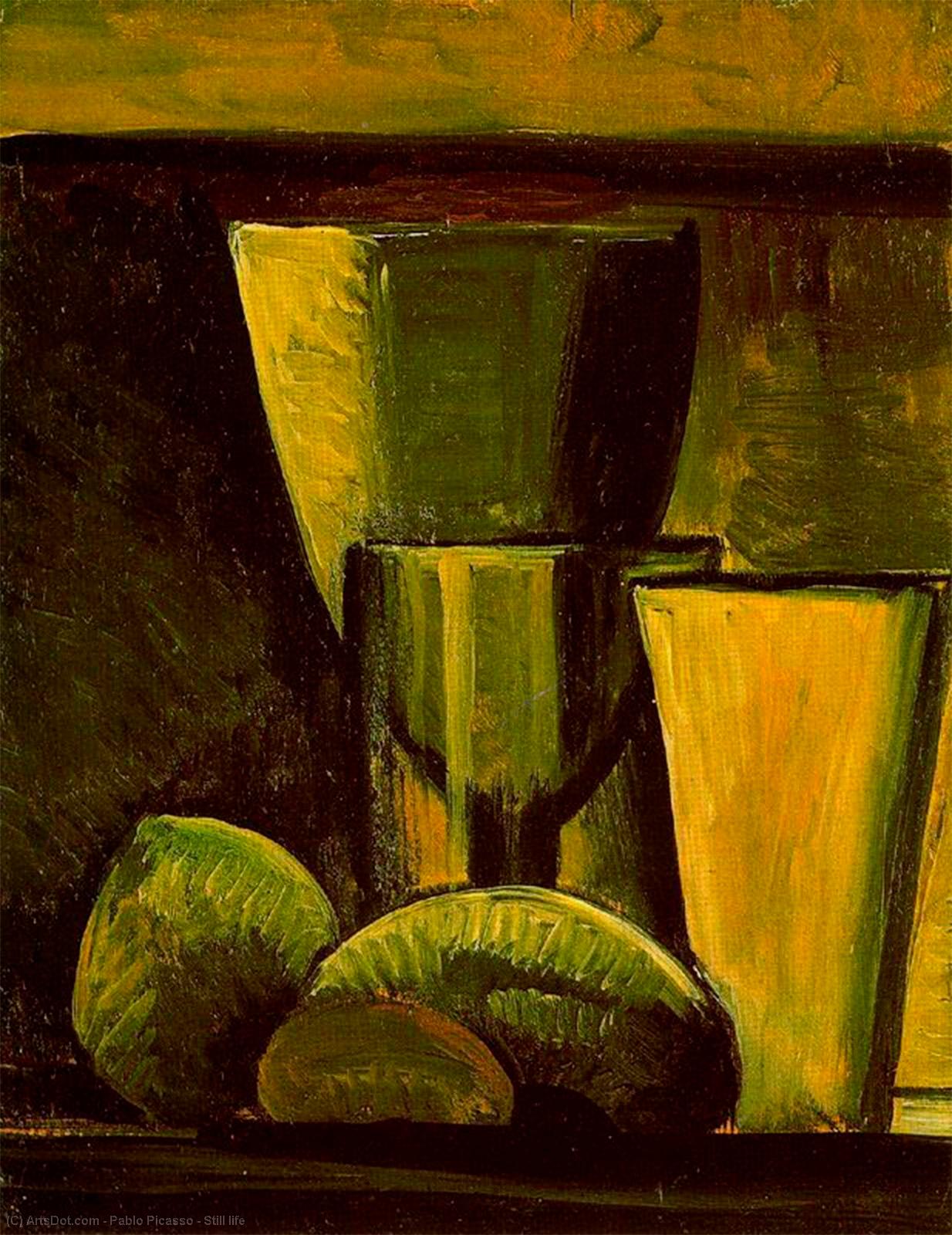 Wikioo.org - Bách khoa toàn thư về mỹ thuật - Vẽ tranh, Tác phẩm nghệ thuật Pablo Picasso - Still life