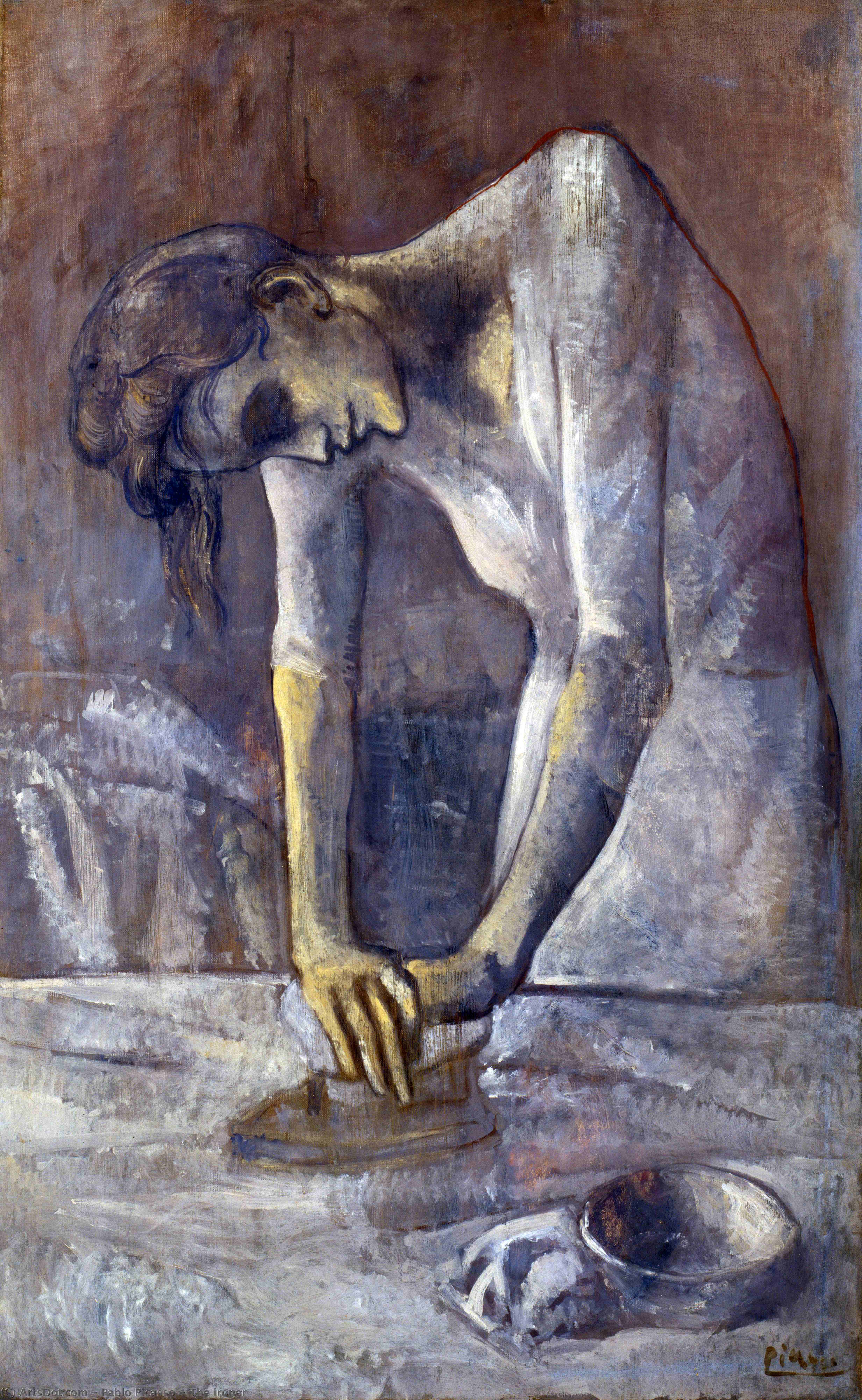 WikiOO.org - Εγκυκλοπαίδεια Καλών Τεχνών - Ζωγραφική, έργα τέχνης Pablo Picasso - The ironer