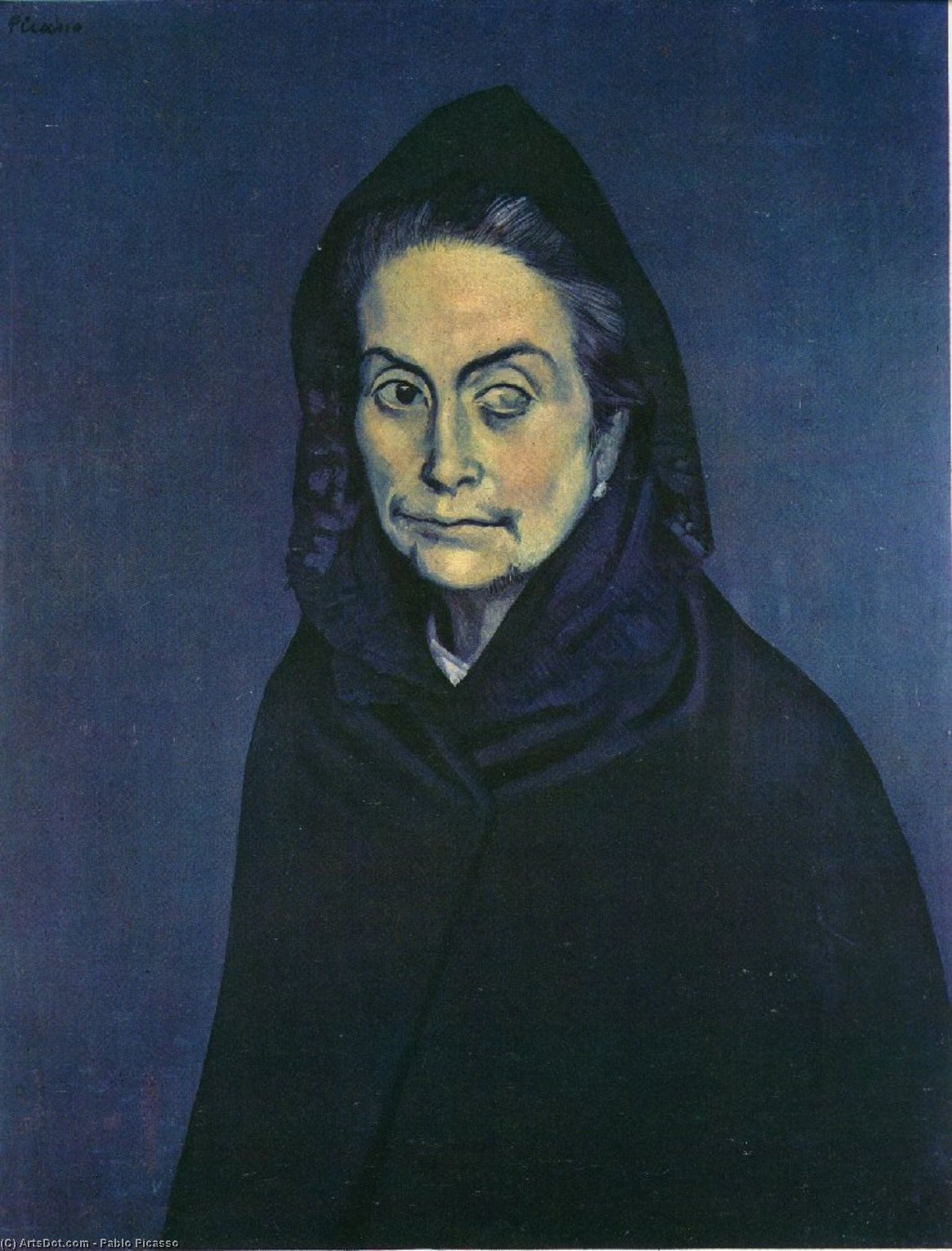 WikiOO.org - Encyclopedia of Fine Arts - Maleri, Artwork Pablo Picasso - Celestina