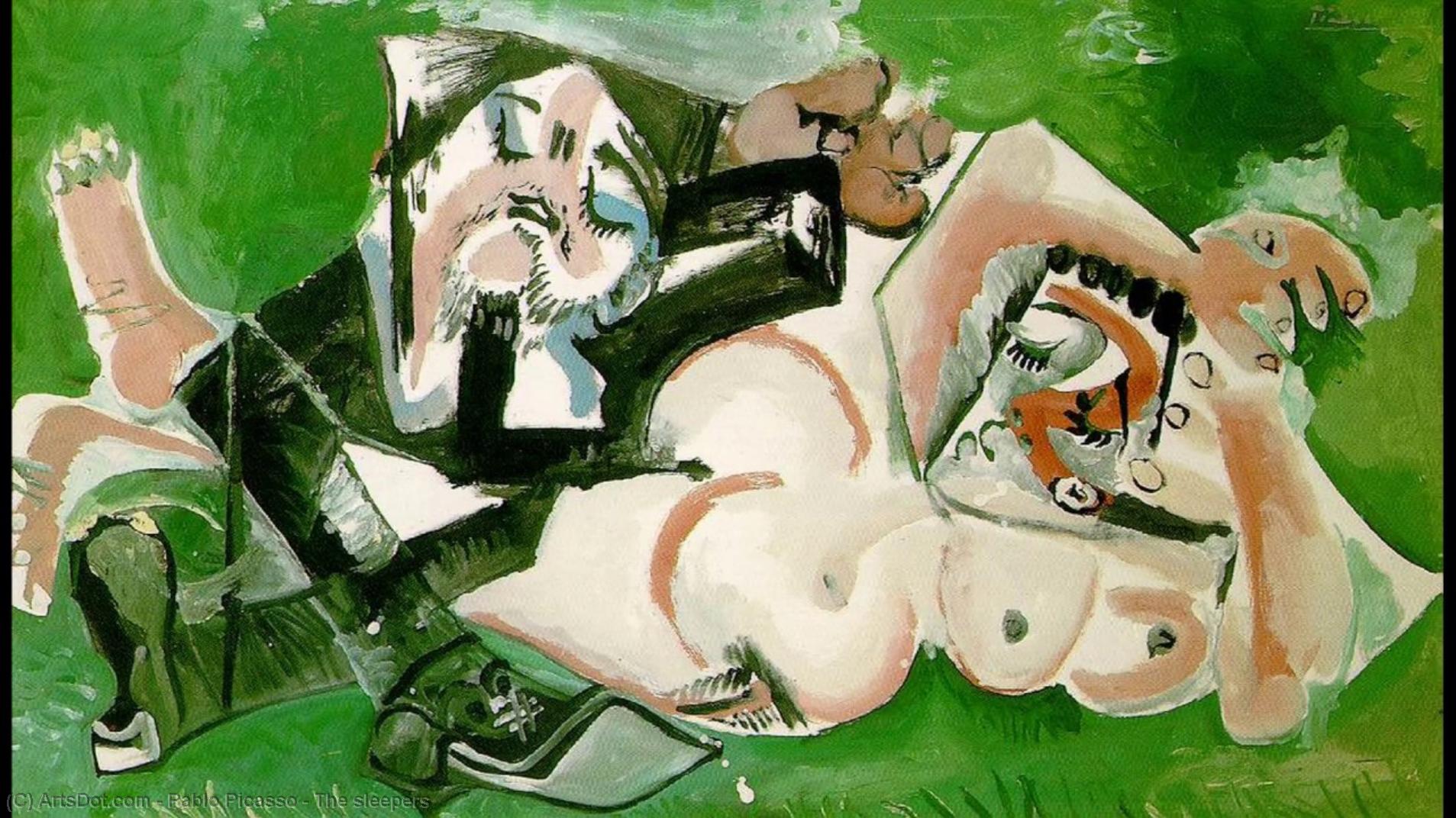 WikiOO.org - Енциклопедия за изящни изкуства - Живопис, Произведения на изкуството Pablo Picasso - The sleepers