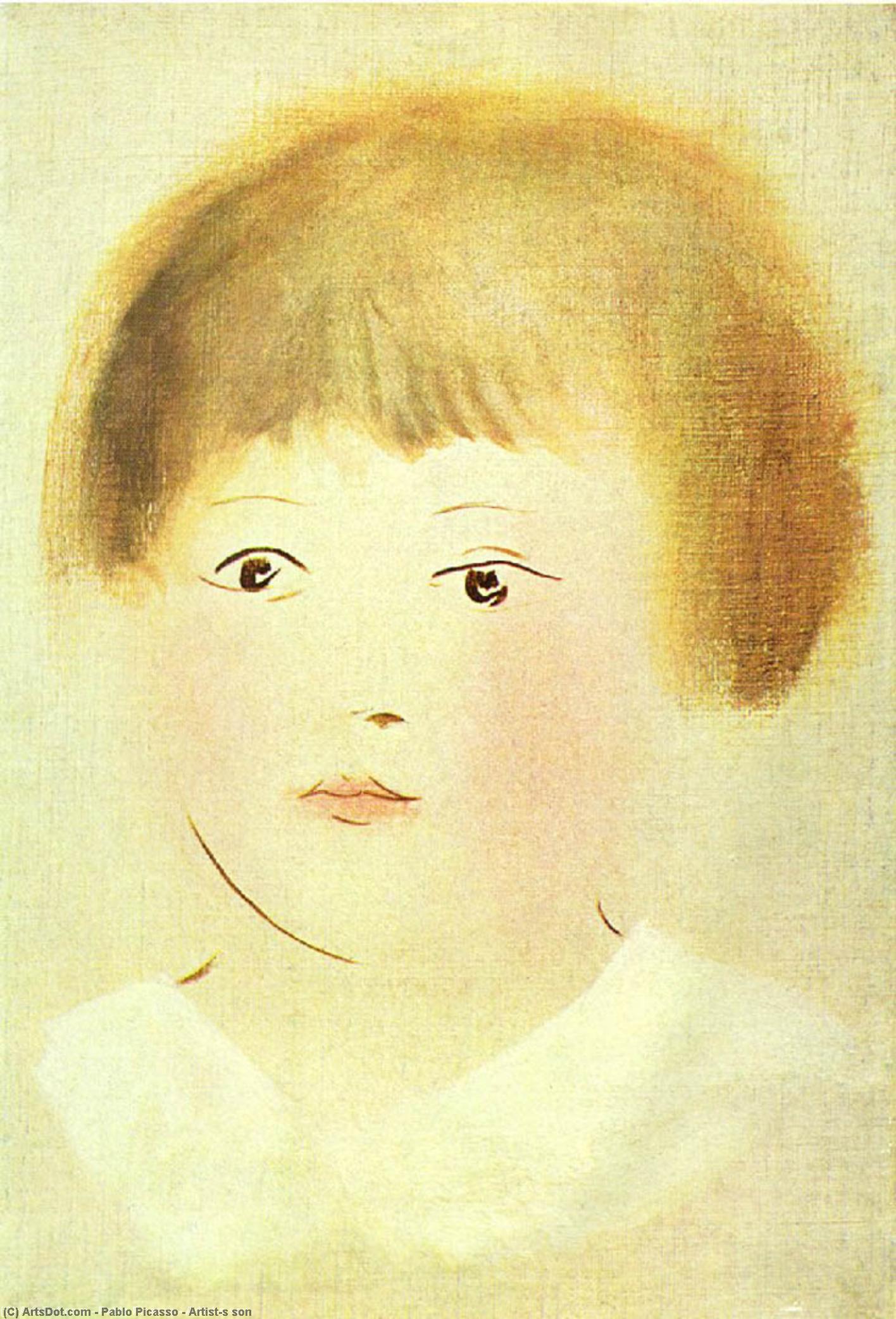 WikiOO.org – 美術百科全書 - 繪畫，作品 Pablo Picasso - Artist's 儿子