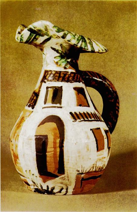 Wikioo.org - The Encyclopedia of Fine Arts - Painting, Artwork by Pablo Picasso - Jug with handle