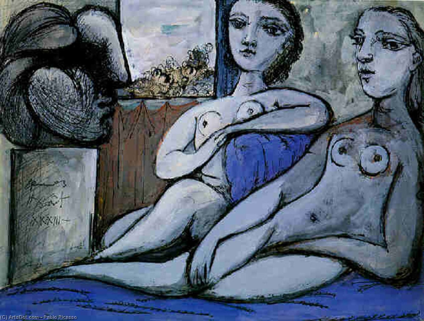 Wikioo.org - The Encyclopedia of Fine Arts - Painting, Artwork by Pablo Picasso - Nudes and bust