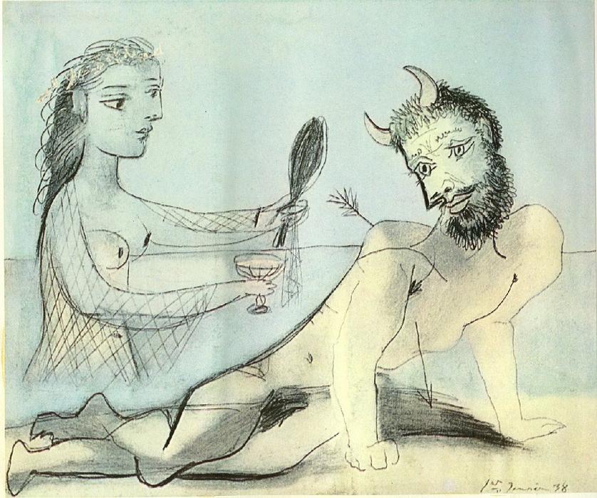 Wikioo.org - Bách khoa toàn thư về mỹ thuật - Vẽ tranh, Tác phẩm nghệ thuật Pablo Picasso - Untitled (27)
