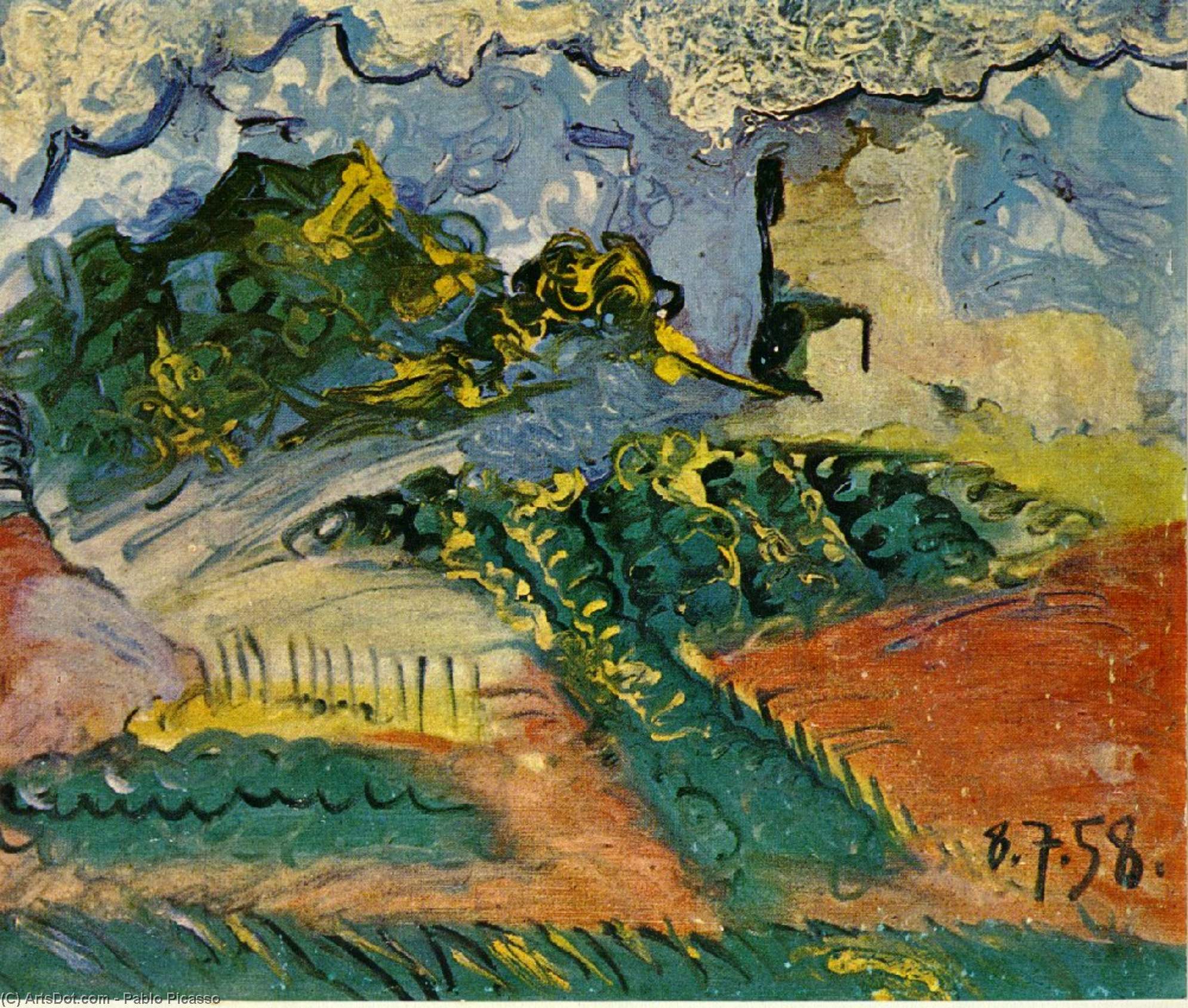 WikiOO.org - Enciclopedia of Fine Arts - Pictura, lucrări de artă Pablo Picasso - Untitled (30)