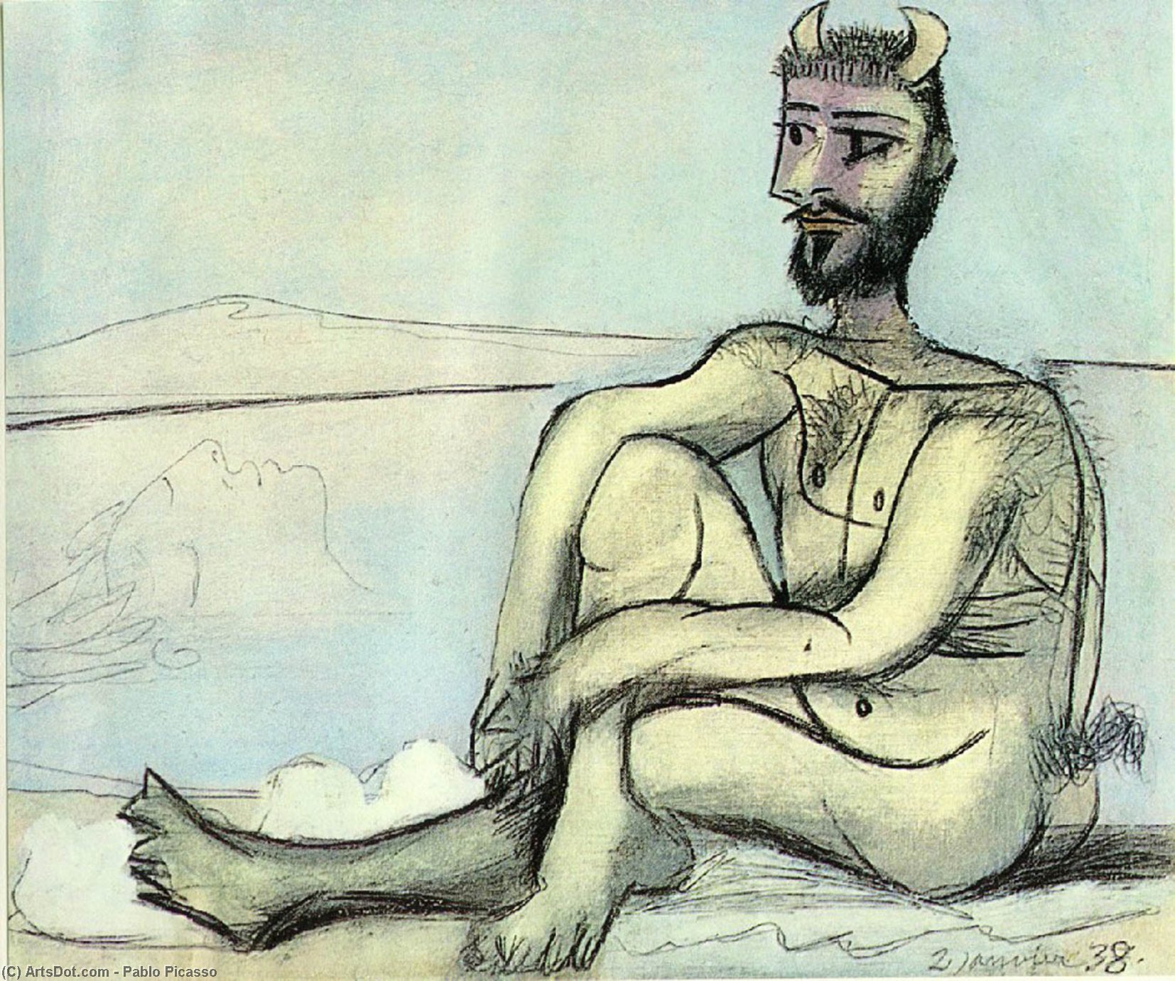 Wikioo.org – L'Encyclopédie des Beaux Arts - Peinture, Oeuvre de Pablo Picasso - sanstitre 33