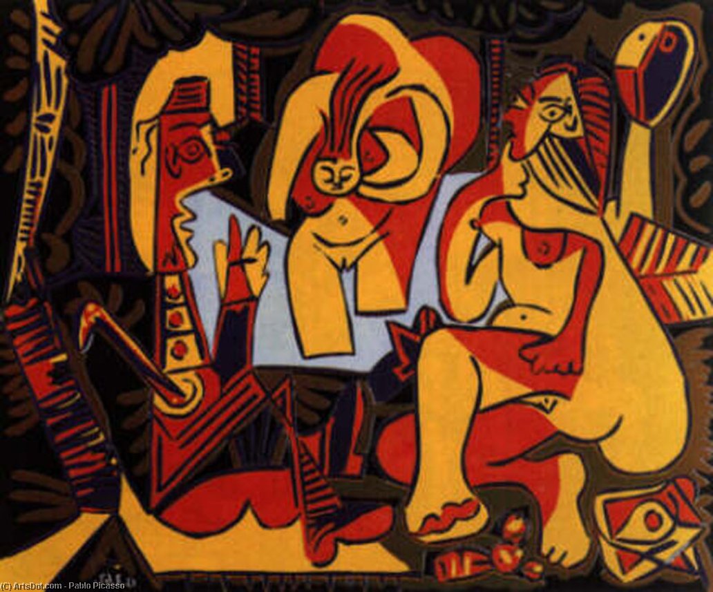 Wikioo.org - The Encyclopedia of Fine Arts - Painting, Artwork by Pablo Picasso - The Luncheon on the Grass