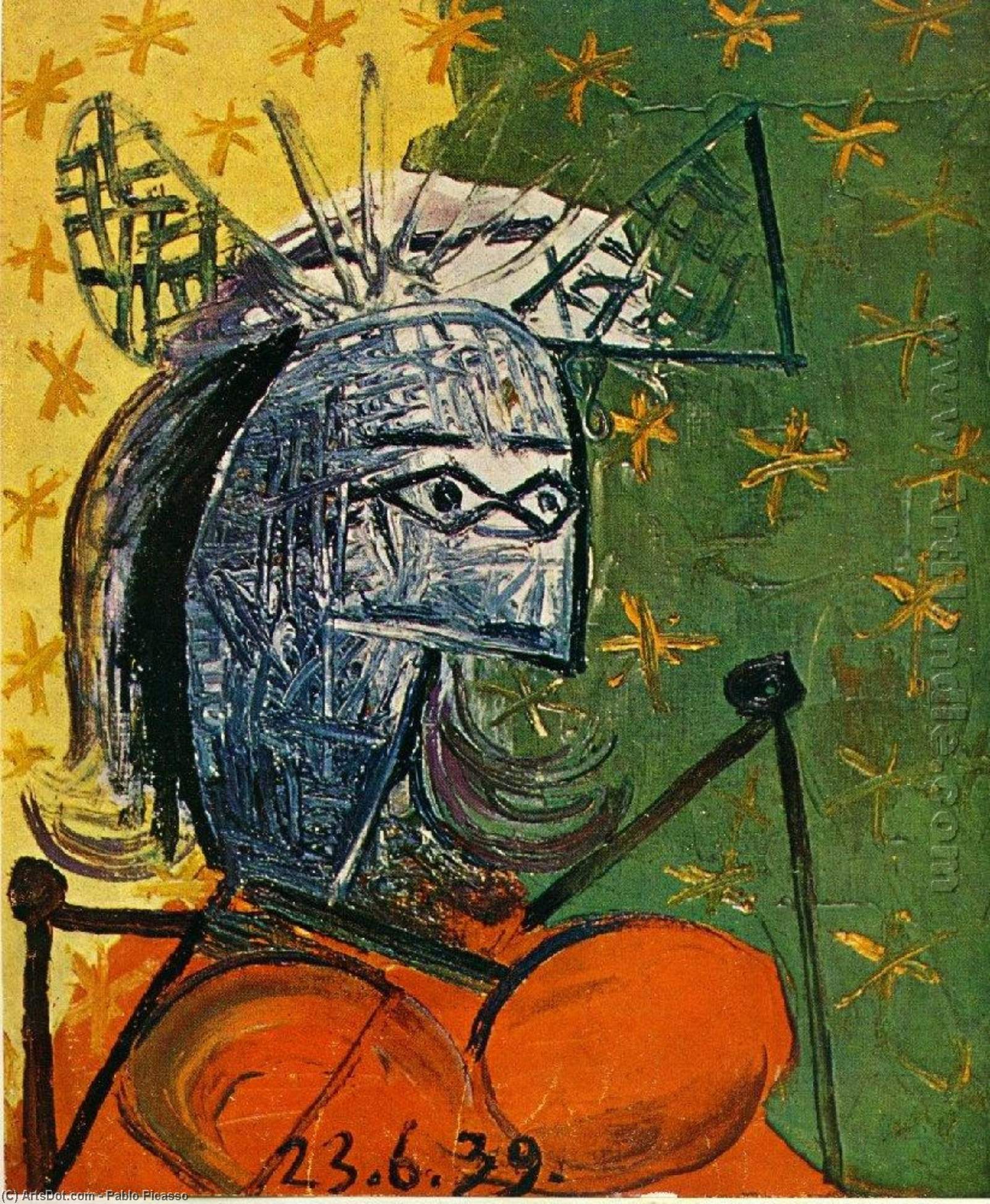 Wikoo.org - موسوعة الفنون الجميلة - اللوحة، العمل الفني Pablo Picasso - Untitled (37)