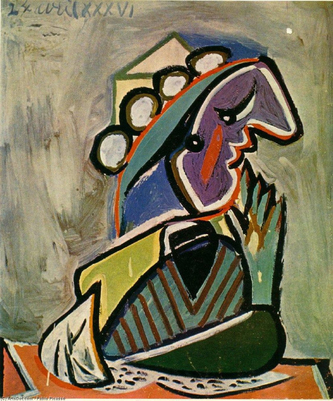 Wikioo.org - สารานุกรมวิจิตรศิลป์ - จิตรกรรม Pablo Picasso - Untitled (39)