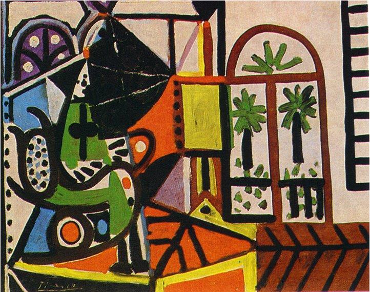 Wikioo.org - The Encyclopedia of Fine Arts - Painting, Artwork by Pablo Picasso - Woman in the studio