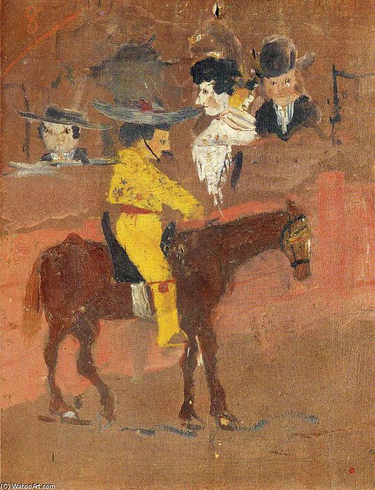 WikiOO.org - 백과 사전 - 회화, 삽화 Pablo Picasso - The picador