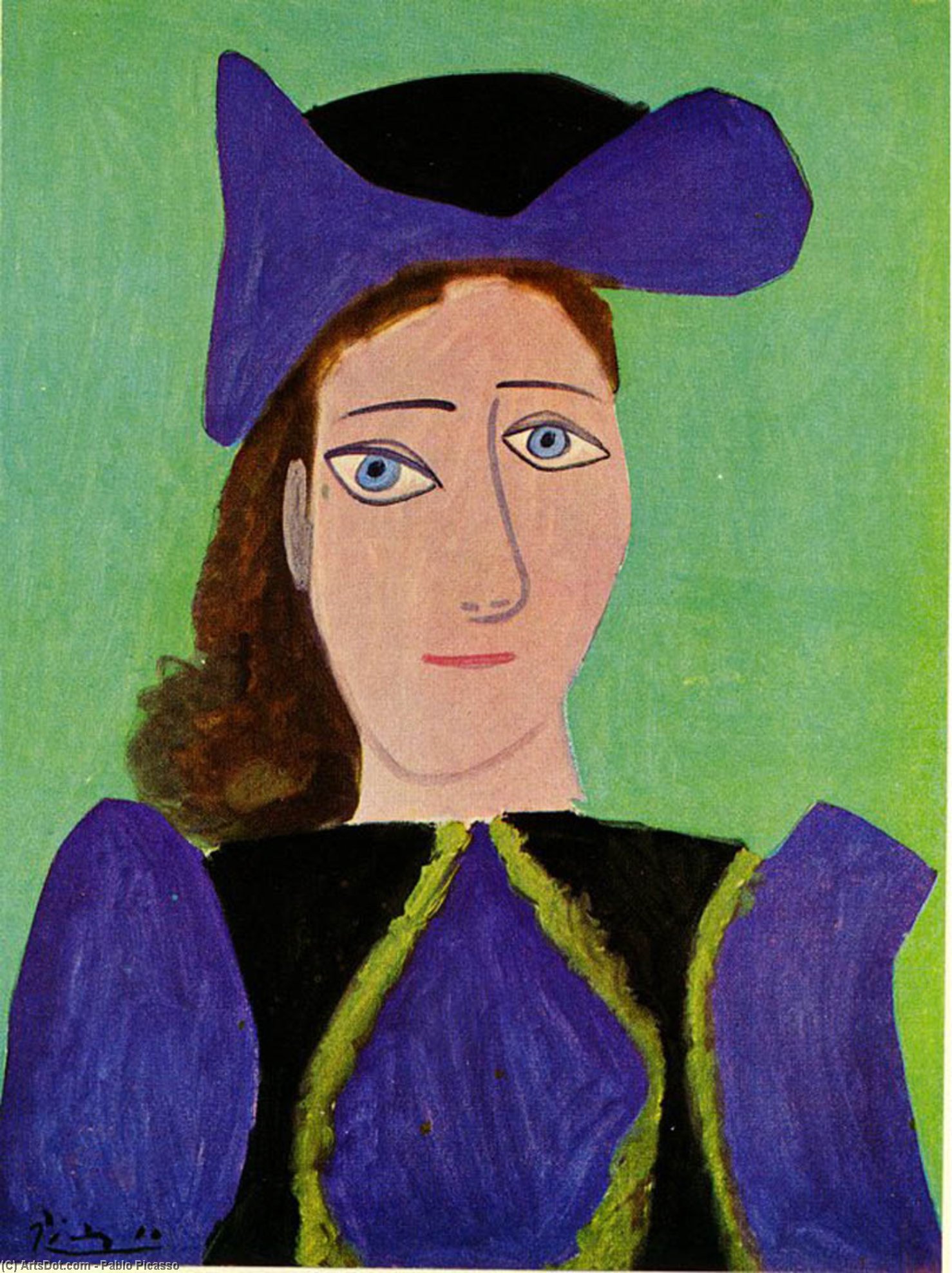 Wikioo.org - The Encyclopedia of Fine Arts - Painting, Artwork by Pablo Picasso - Portrait of D. M.