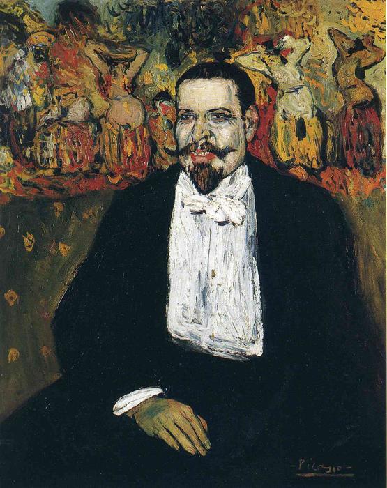 WikiOO.org - Enciclopédia das Belas Artes - Pintura, Arte por Pablo Picasso - Portrait of Gustave Coquiot