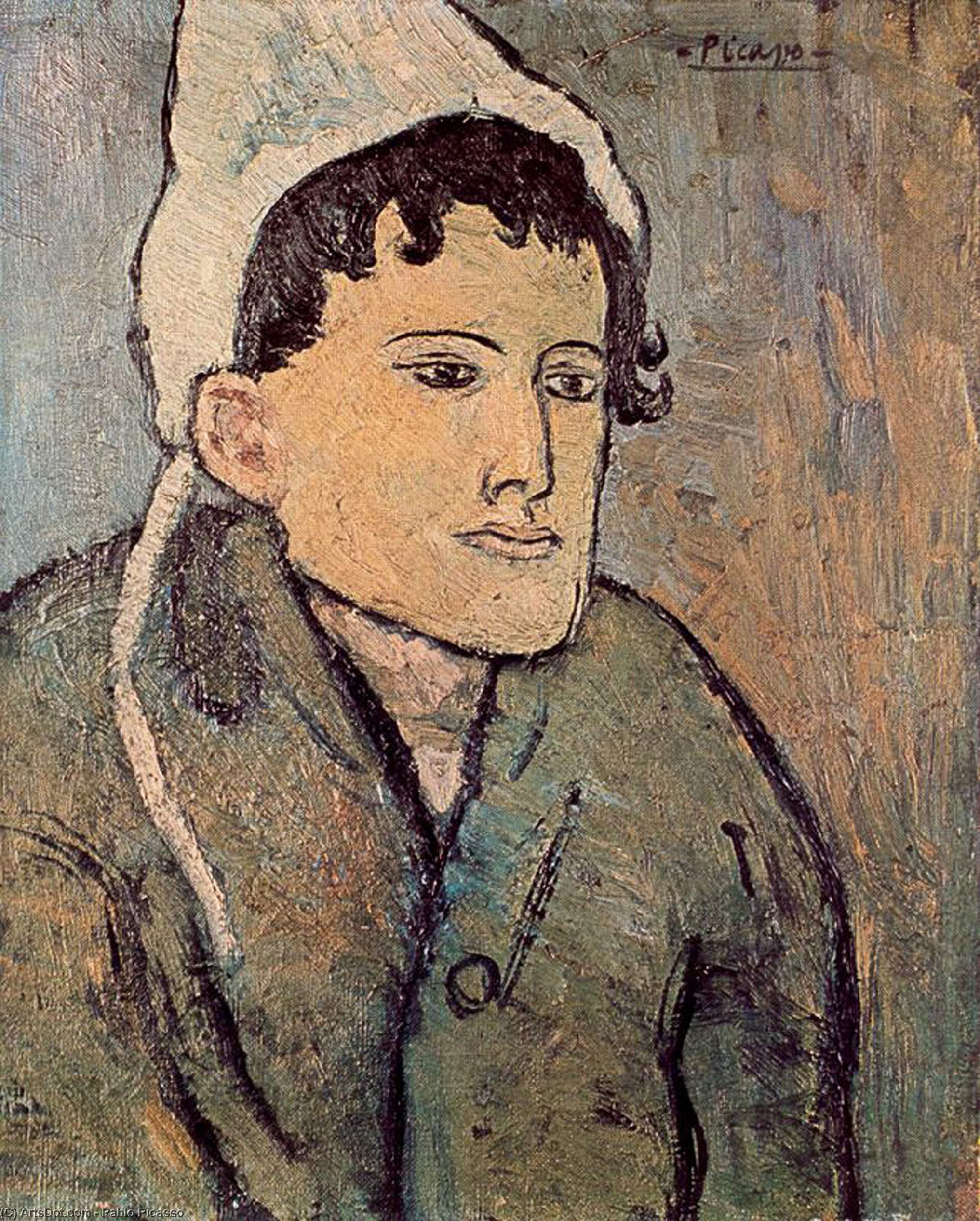 Wikioo.org - The Encyclopedia of Fine Arts - Painting, Artwork by Pablo Picasso - Woman with cap