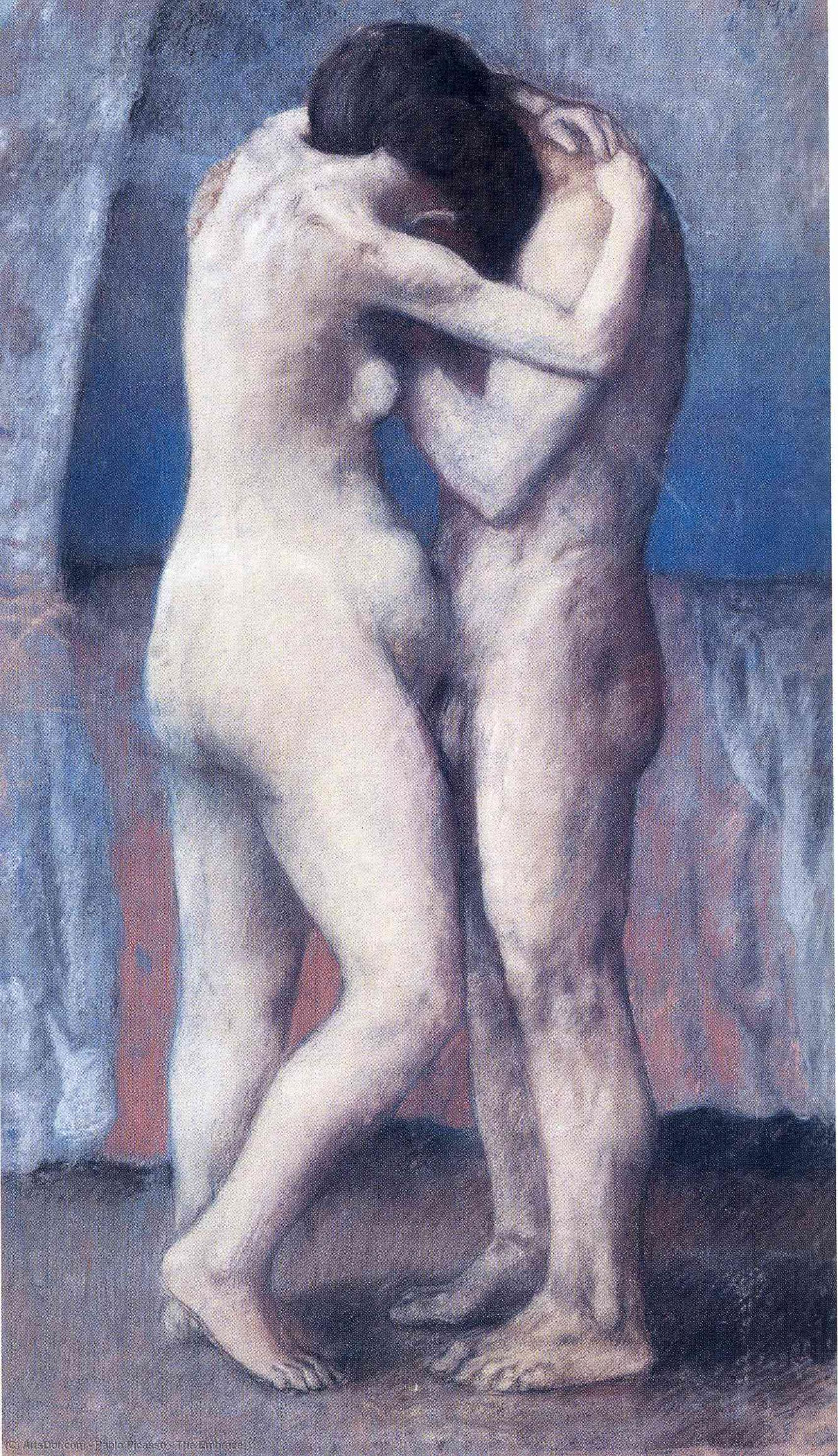 Wikioo.org - The Encyclopedia of Fine Arts - Painting, Artwork by Pablo Picasso - The Embrace