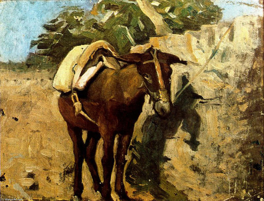 WikiOO.org - Encyclopedia of Fine Arts - Maalaus, taideteos Pablo Picasso - Mule