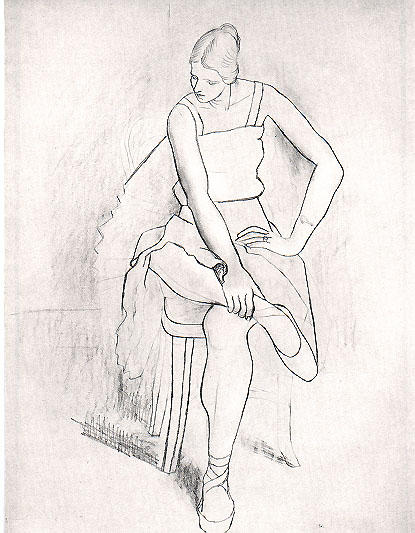WikiOO.org - Енциклопедія образотворчого мистецтва - Живопис, Картини
 Pablo Picasso - Seated woman (Olga)