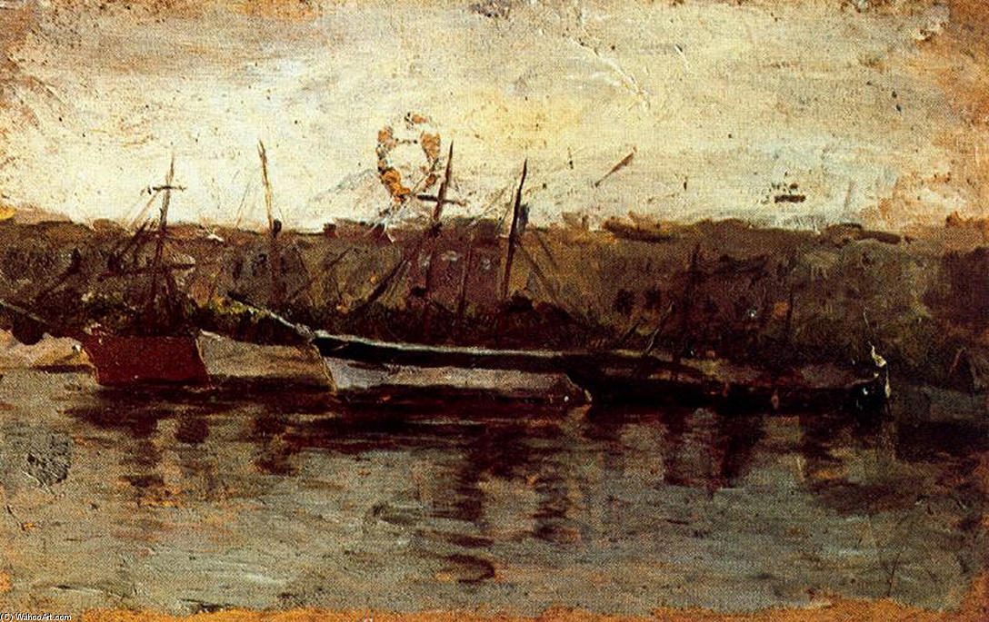 Wikioo.org - The Encyclopedia of Fine Arts - Painting, Artwork by Pablo Picasso - Alicante, view of boats