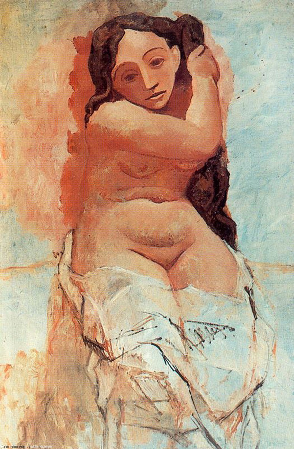 WikiOO.org - Encyclopedia of Fine Arts - Målning, konstverk Pablo Picasso - The toilette