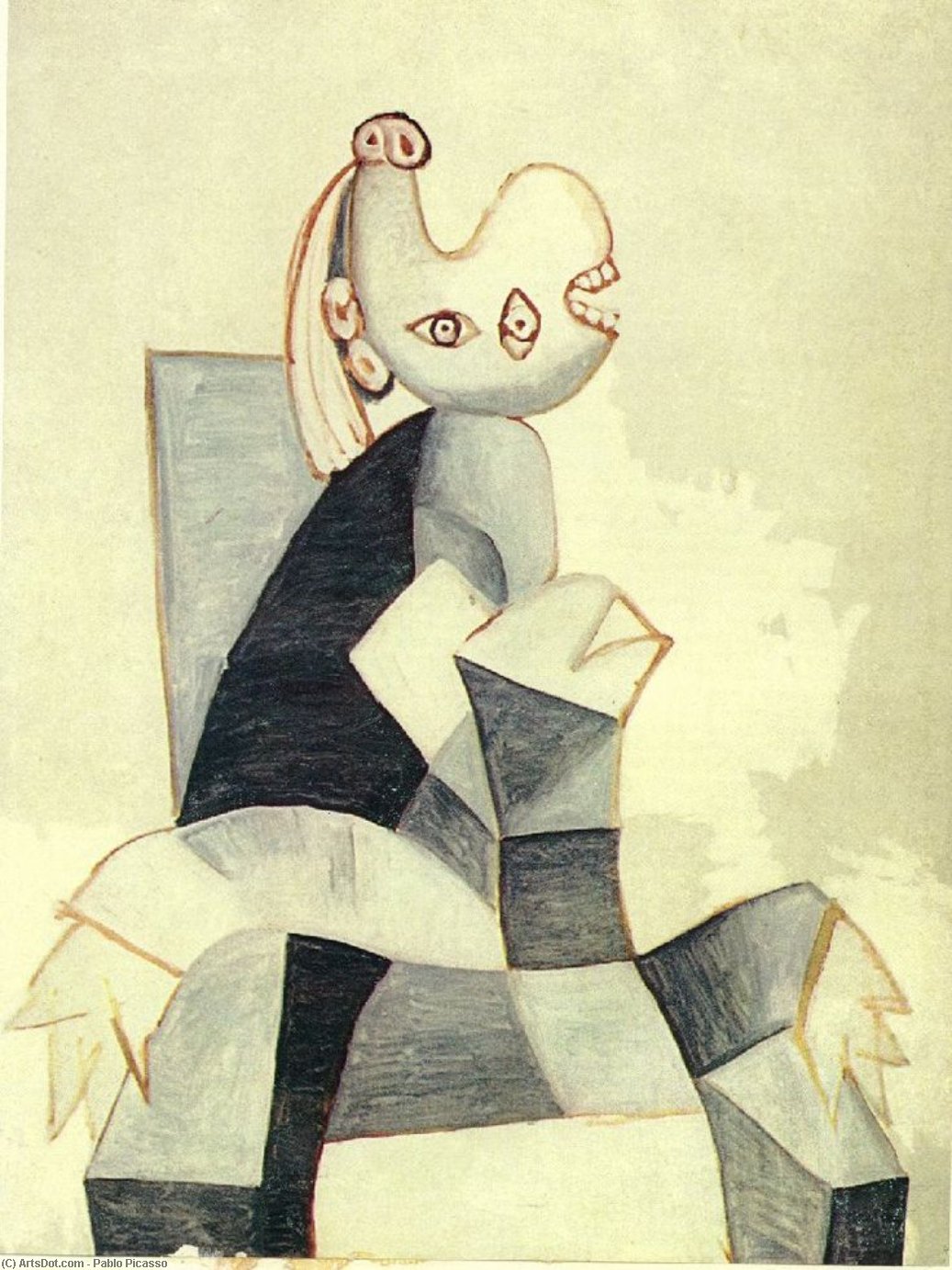 Wikioo.org - Die Enzyklopädie bildender Kunst - Malerei, Kunstwerk von Pablo Picasso - ohne titel 73