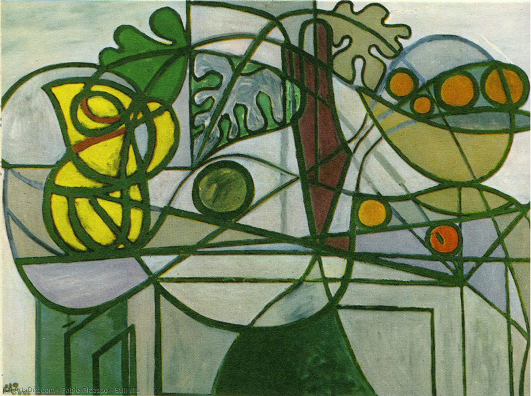 Wikioo.org – La Enciclopedia de las Bellas Artes - Pintura, Obras de arte de Pablo Picasso - naturaleza muerta