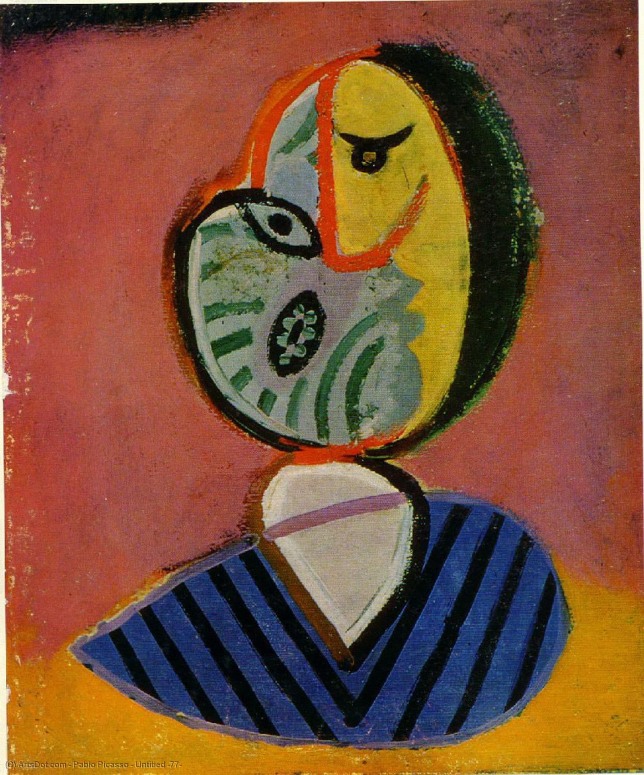 Wikioo.org - The Encyclopedia of Fine Arts - Painting, Artwork by Pablo Picasso - Untitled (77)