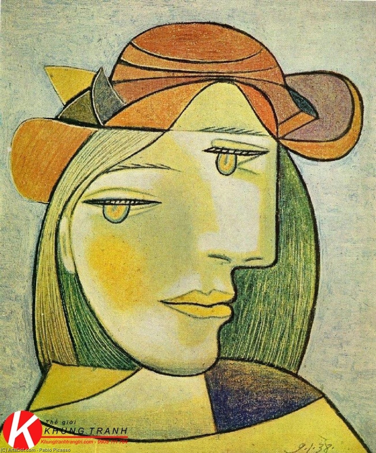 Wikioo.org - สารานุกรมวิจิตรศิลป์ - จิตรกรรม Pablo Picasso - Untitled (83)