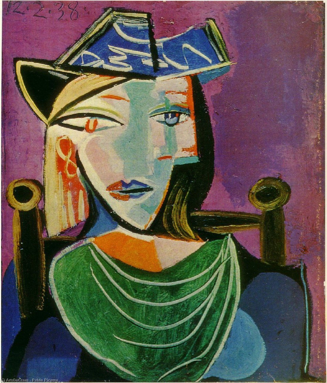 WikiOO.org - Enciklopedija dailės - Tapyba, meno kuriniai Pablo Picasso - Untitled (87)