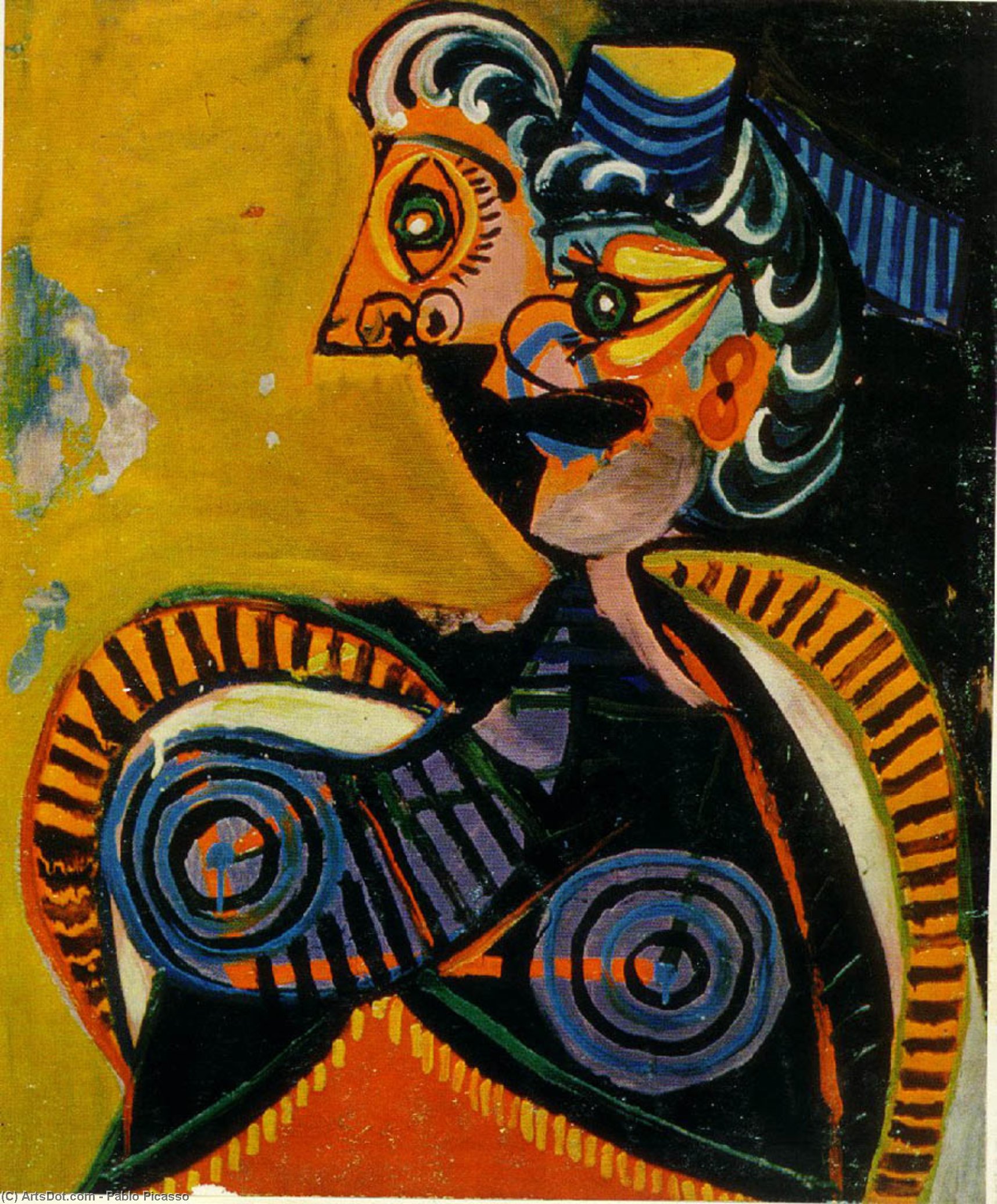 Wikoo.org - موسوعة الفنون الجميلة - اللوحة، العمل الفني Pablo Picasso - Untitled (102)