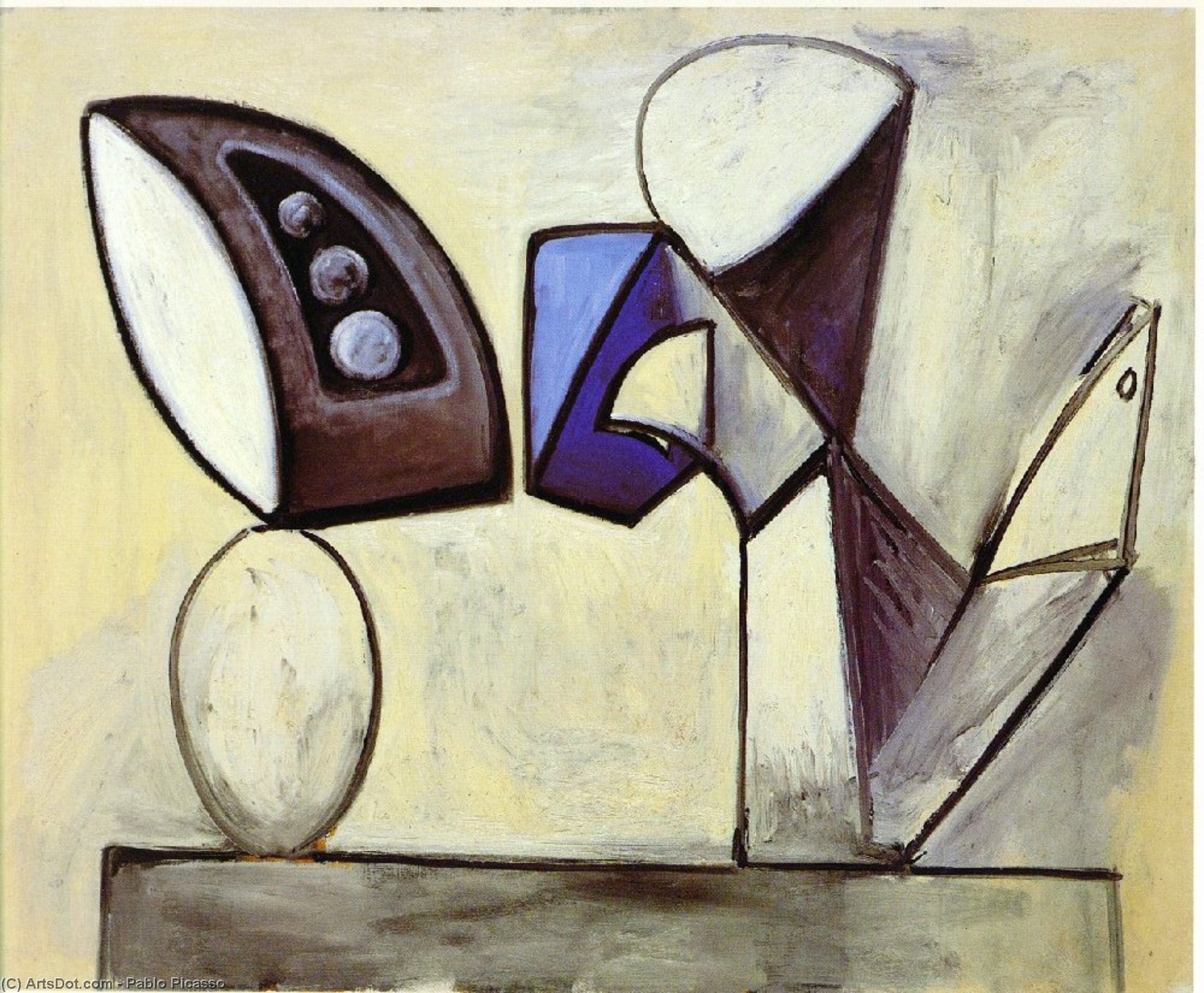 WikiOO.org - Encyclopedia of Fine Arts - Maľba, Artwork Pablo Picasso - Still life