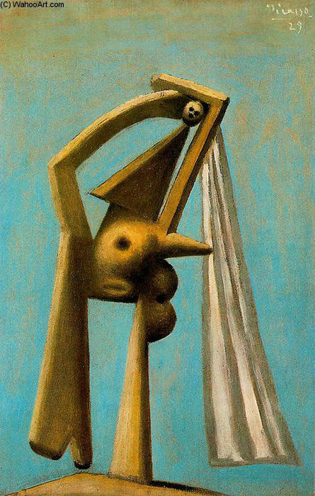 Wikioo.org – L'Encyclopédie des Beaux Arts - Peinture, Oeuvre de Pablo Picasso - baigneur