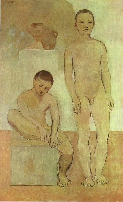 Wikioo.org – L'Encyclopédie des Beaux Arts - Peinture, Oeuvre de Pablo Picasso - Adolescents