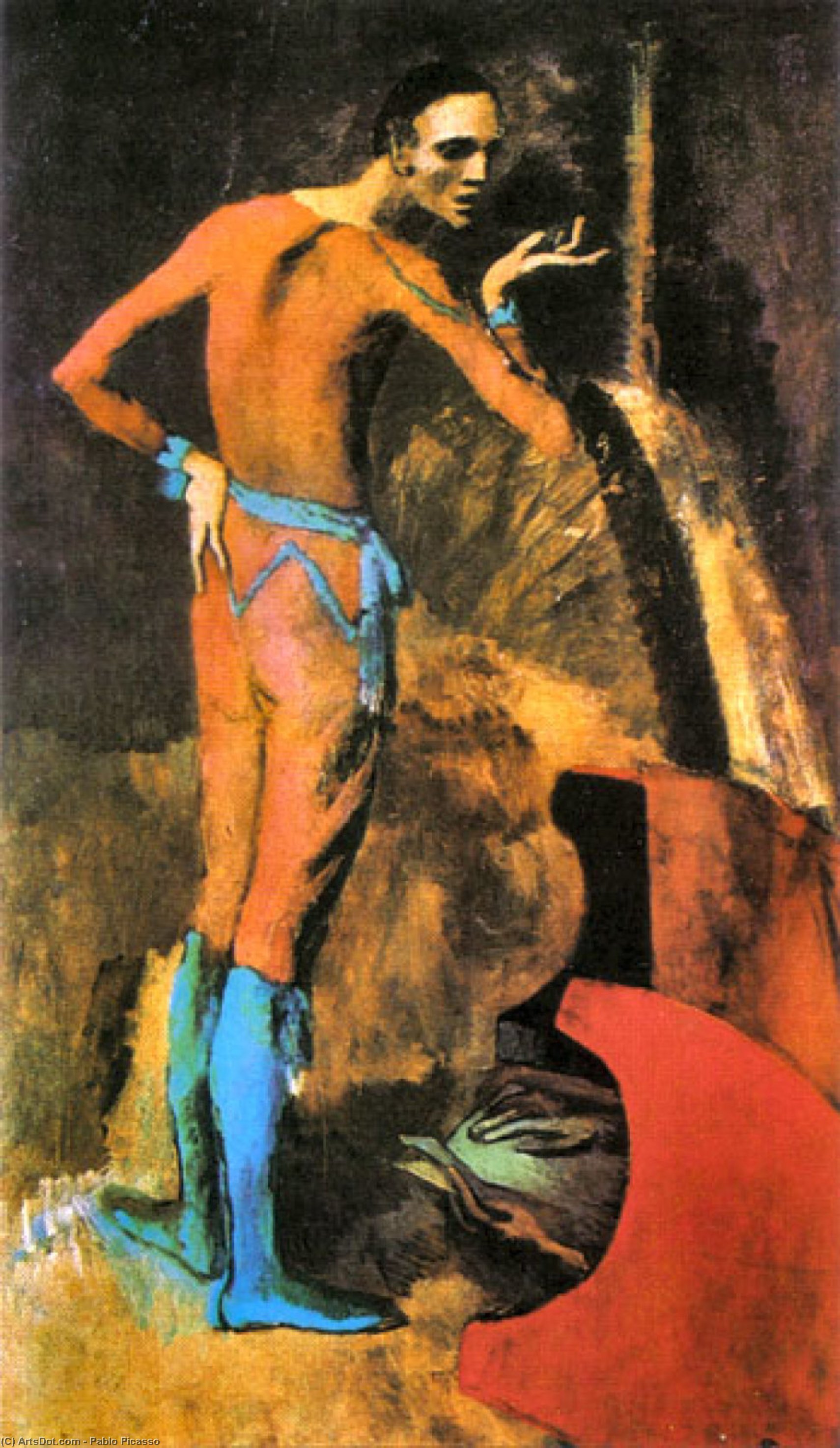 WikiOO.org - Encyclopedia of Fine Arts - Maľba, Artwork Pablo Picasso - An actor