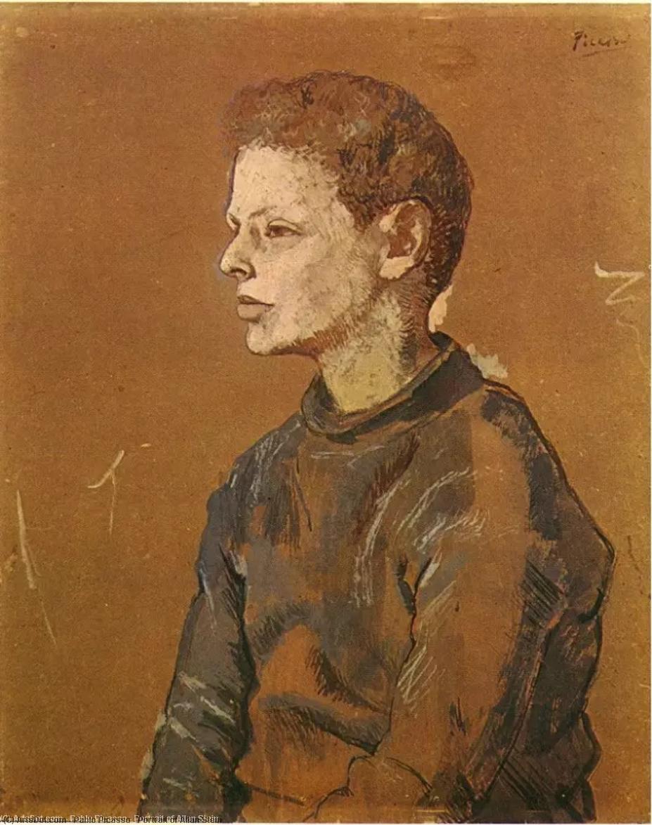 Wikioo.org – La Enciclopedia de las Bellas Artes - Pintura, Obras de arte de Pablo Picasso - Botas retrato de allan stein