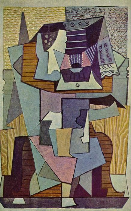 WikiOO.org - 백과 사전 - 회화, 삽화 Pablo Picasso - The table