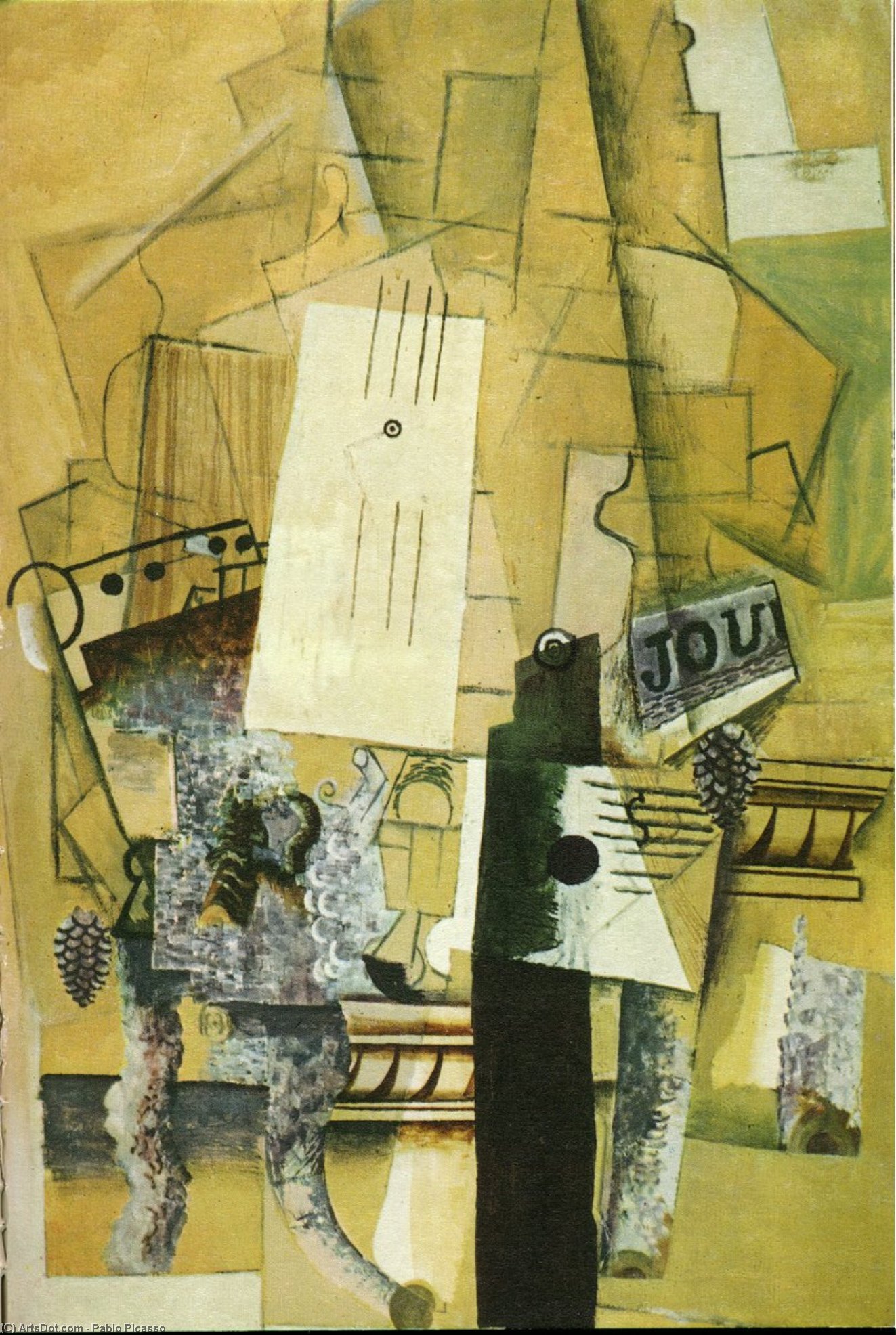 WikiOO.org - Encyclopedia of Fine Arts - Malba, Artwork Pablo Picasso - Pedestal