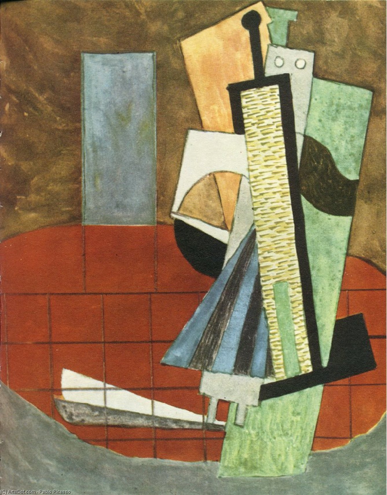 WikiOO.org - Encyclopedia of Fine Arts - Målning, konstverk Pablo Picasso - Couple of dancers