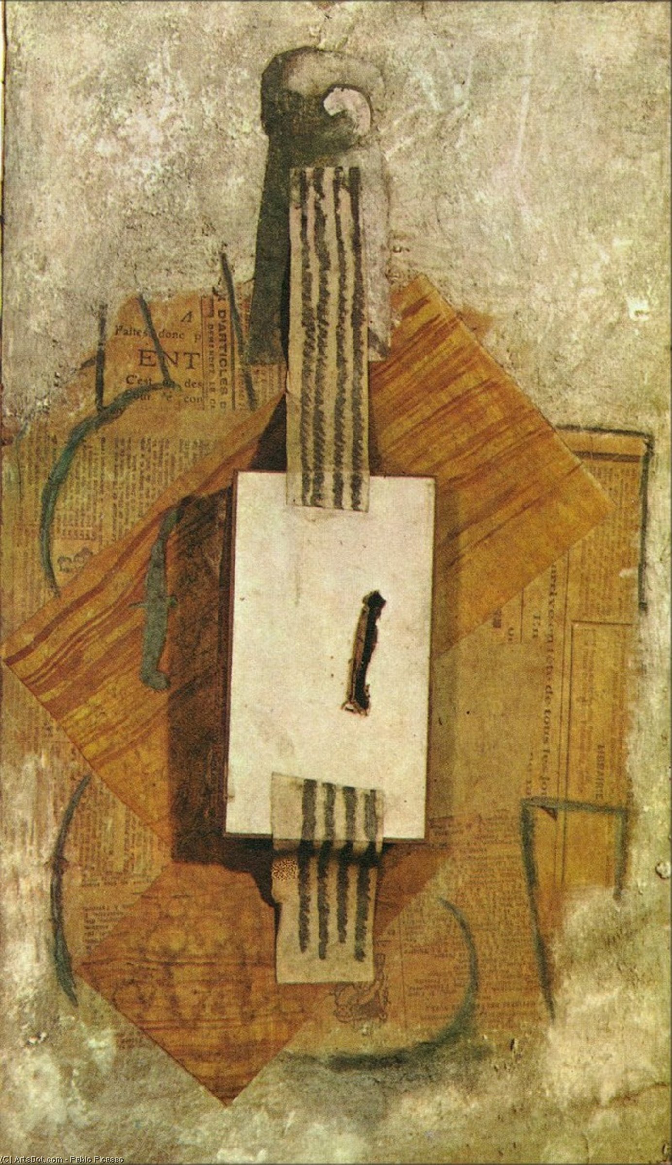 WikiOO.org - Encyclopedia of Fine Arts - Lukisan, Artwork Pablo Picasso - Violin