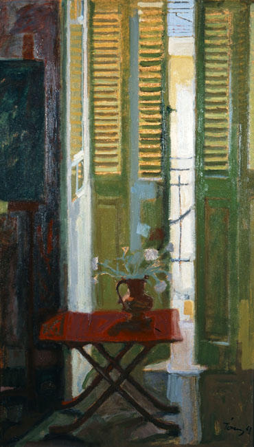 Wikioo.org - The Encyclopedia of Fine Arts - Painting, Artwork by Panayiotis Tetsis - French door