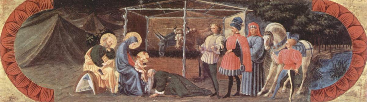 Wikioo.org - The Encyclopedia of Fine Arts - Painting, Artwork by Paolo Uccello - Scene Adoration of the Three Kings