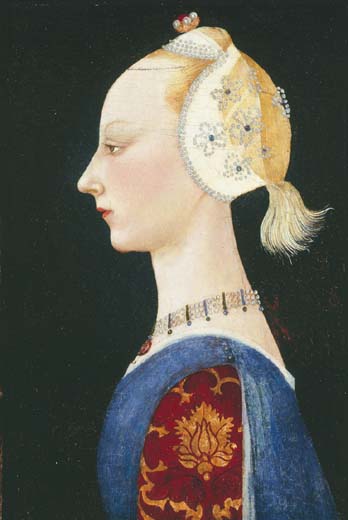 Wikioo.org - The Encyclopedia of Fine Arts - Painting, Artwork by Paolo Uccello - A Young Lady of Fashion
