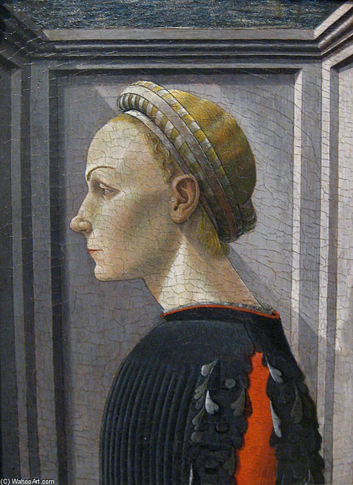 Wikioo.org - The Encyclopedia of Fine Arts - Painting, Artwork by Paolo Uccello - Portrait of a Lady