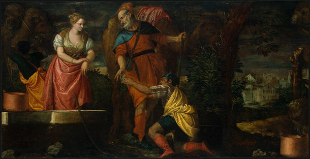 WikiOO.org - Encyclopedia of Fine Arts - Maalaus, taideteos Paolo Veronese - Rebecca at the Well