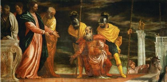 Wikioo.org - The Encyclopedia of Fine Arts - Painting, Artwork by Paolo Veronese - Jesus healing the servant of a Centurion