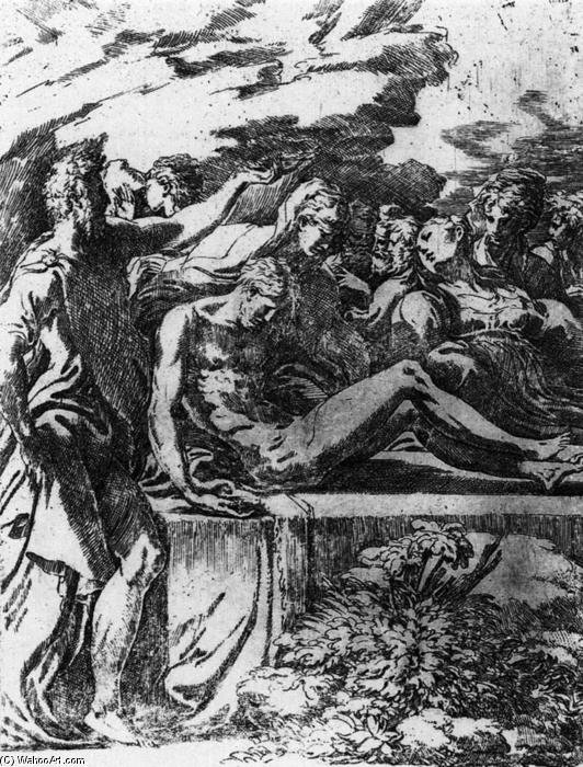 WikiOO.org - Enciklopedija dailės - Tapyba, meno kuriniai Parmigianino - Deposition