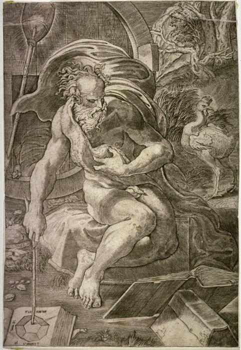 WikiOO.org - Enciklopedija dailės - Tapyba, meno kuriniai Parmigianino - Diogenes