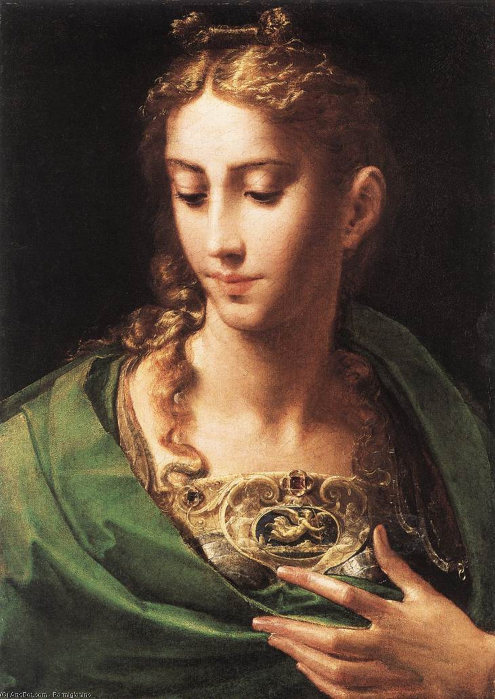 WikiOO.org - Enciklopedija dailės - Tapyba, meno kuriniai Parmigianino - Pallas Athene
