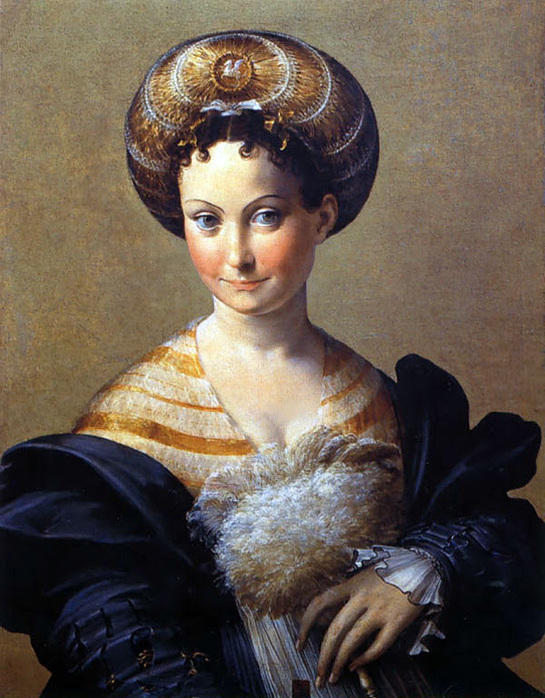 WikiOO.org - Encyclopedia of Fine Arts - Schilderen, Artwork Parmigianino - A Turkish Slave